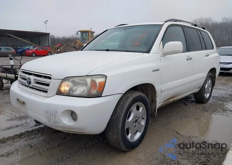 2006 Toyota Highlander Sport V6 z USA, uszkodzony, nr VIN JTEEP21AX60169158